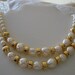 80s Vintage TRIFARI Necklace Faux Pearl Necklace