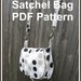 INSTANT DOWNLOAD Bag PDF sewing pattern and tutorial - Satchel