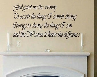 Serenity Prayer Wall Decor wall decal quote the greatest work you will ever do will be Serenity Prayer Wall Decor wall decal quote the greatest work you will ever do will be