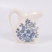 RESERVED for DANIELLE Vintage Wedgewood Blue Creamer Blue Floral Pitcher Glazed Ceramic USA
