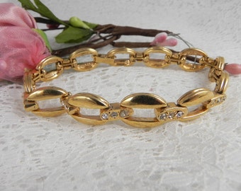 Chain Link Rhinestone Bracelet