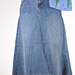 Upcycled Denim Skirt, Made from Size 5/6 Pair of Jeans