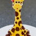 Goofy Little Giraffe Cake Topper