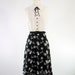 60s Sleeveless Day Dress in Black and White
