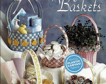 Springtime Baskets Plastic Canvas Pattern The Needlecraft Shop 913905