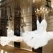 Paris decor, french photo, tutu dress, pointe, ballet shoes at shop window, parisian street, 8x10" (20x25cm) Custom Listening for Tina