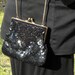 Black Beaded Purse