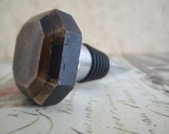 Wine Bottle Stopper - Octagon Bone Wine Stopper