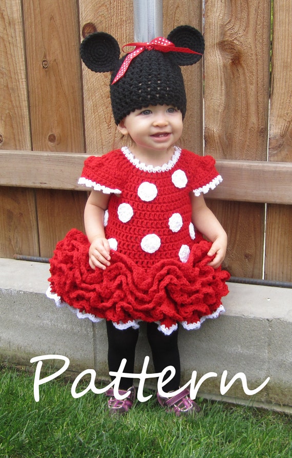 PATTERN Minnie Mouse Dress and Ears