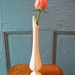 Fenton White Milk Glass Hobnail Vase- Vintage