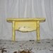 Shabby Chic Shelf Wall Decor Distressed Yellow Black Friday Cyber Monday Sale
