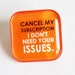 Funny pin, glass pin, lapel pin, Humor, Orange, Stocking Stuffer (957)