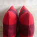 Wool Throw Pillows, 11x14 ..... Rustic, Cabin, Buffalo Plaid