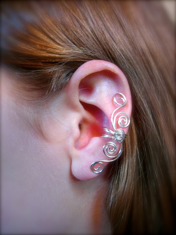 Ear Waps Ear cuff Earcuff Ear wraps Single Silver Plated or Gold