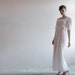 r e s e r v e d Vintage white pink floral lace wedding dress