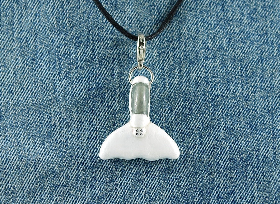 Winter the Dolphin Fluke Charm Necklace Winter the Dolphin Fluke Charm Necklace