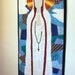 Quilted wall hanging of Our Lady of Fatima