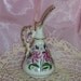 JUST REDUCED Hand Painted Weisley China Exotic Vinegar/Oil Pitcher