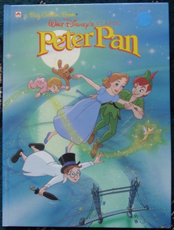 Vintage Childrens Book Walt Disney s Classic Peter Pan 