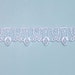 4 1/8 Yards, Vintage, Venice Style Lace Trim, White Satin Tone with Scalloped Edge Design. Item 0279