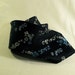 50% off / Vintage Navy, Blue & White Floral Necktie