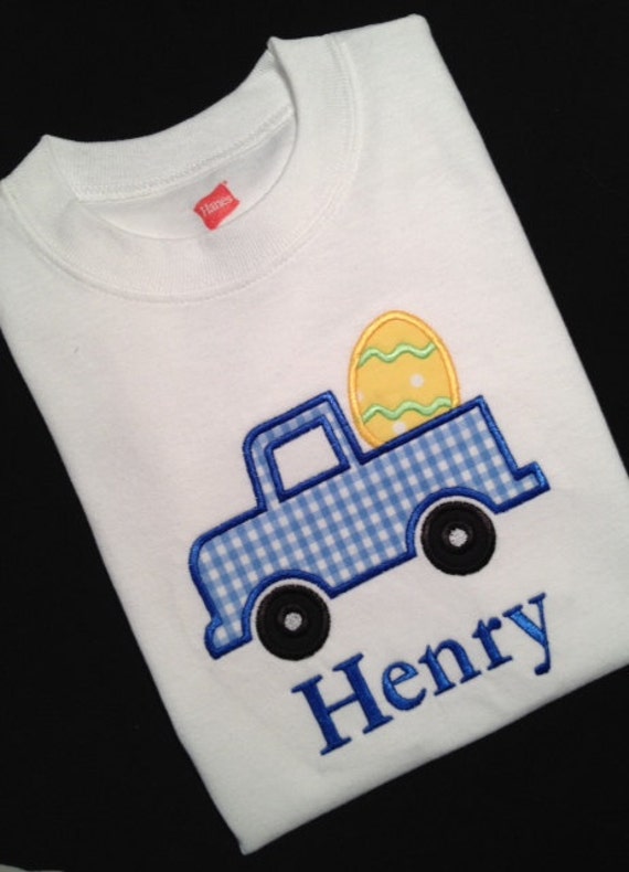 Items similar to Easter Applique Shirt or Onesie for Boy on Etsy