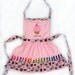 Pink Cupcake Crayon Play Apron