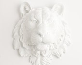 white tiger taxidermy