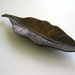 Vintage Bronze Tobacco Leaf Dish Sculpture SHIPPING INCLUDED
