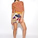 FINAL REDUCTION was 325 now 95 Yves Saint Laurent vintage 1970s stripe knit fisherman breton top