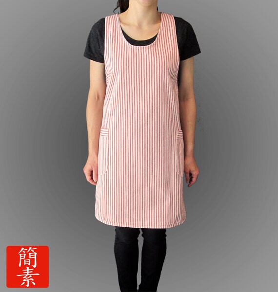 Items similar to Japanese Cooking Apron The Original "No Ties" Apron