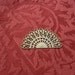2 Vintage Brass Filigree Half Circle .. B - 4