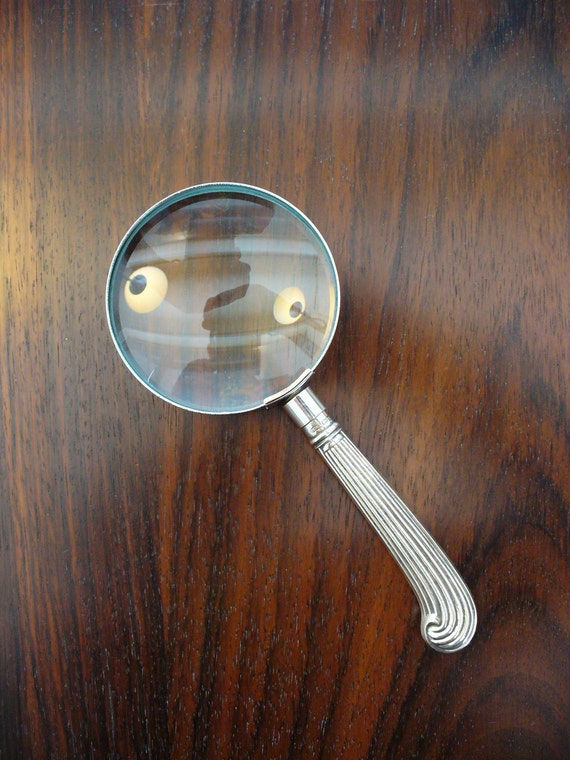 Small Magnifying Glass with Sterling Silver Handle