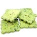 Lime Green Ceramic Buttons. Handmade Buttons. SOLD INDIVIDUALLY.