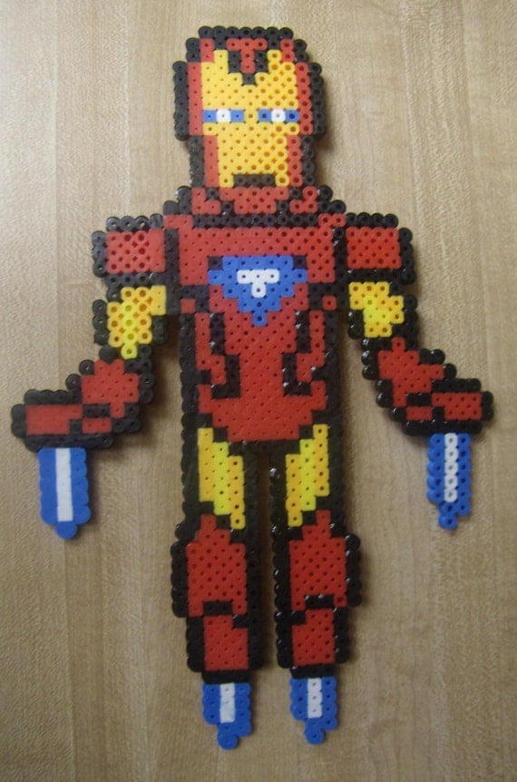 8 Bit Iron Man by Geekapalooza on Etsy