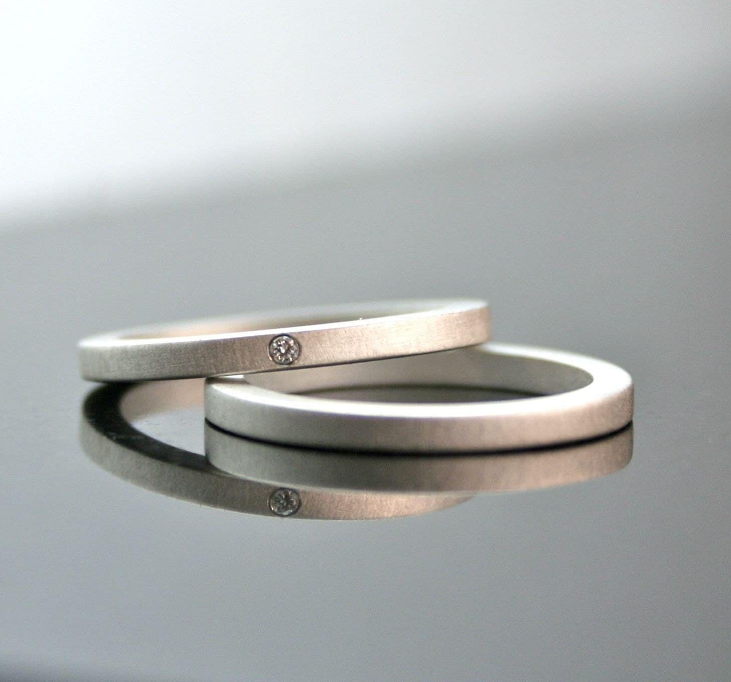 Simple male engagement rings