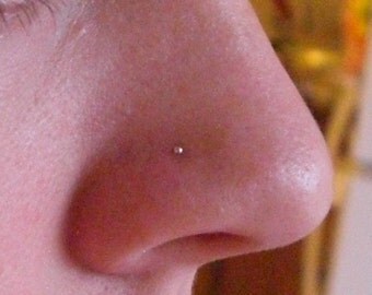 Sterling Itty Bitty Nose Stud.