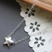 Star Necklace Sterling Silver Star Charm Necklace - Simple Everyday Necklace