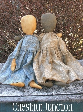 Simple Gals EPATTERN primitive country cloth doll craft