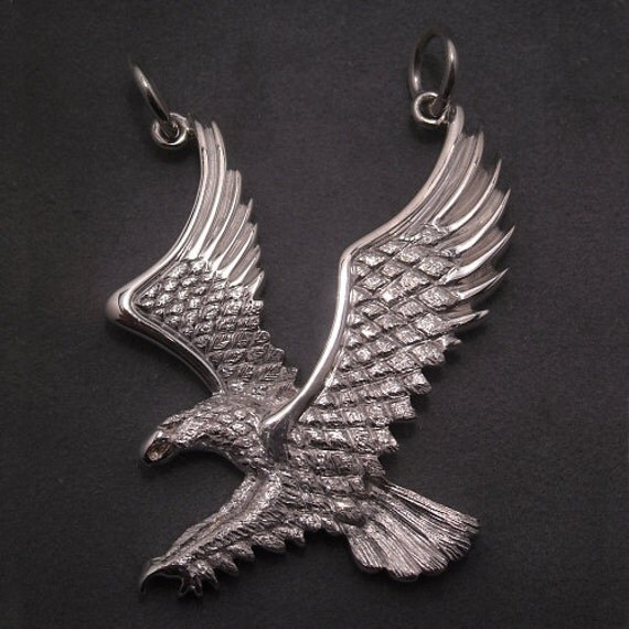 Eagle pendant Sterling silver