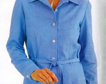 2000s Butterick 3168 Sewing Pattern Misses Petite Dress, Shirtwaist Dress, Casual Dress Size 12 - 14 - 16