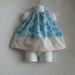 Pillowcase Dress. Baby Dress. Girls Dress. Childrens Clothing. Childrens Dress. Blue Dress. Floral Dress. Eyelet Trim. Blue and White. Eco