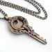 I'll Give You the Moon - Vintage Key Pendant Necklace Jewelry