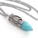 Upcycled Bullet Pendant Necklace Ammo Jewellery Jewelry - Peace Baby