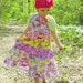 Bitty Pieces Maxi Peasant Dress Available in Sizes Newborn through 6X