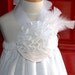 FLOWER GIRL Dress in White Linen