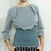 Origami Light Gray Top