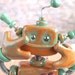 Patina Pete Garden Robot Sculpture - WILL Guard Your House Plants From EVIL - Clay, Wire, Paint