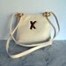 Paloma Picasso Cross Body Bag // Bone White Leather