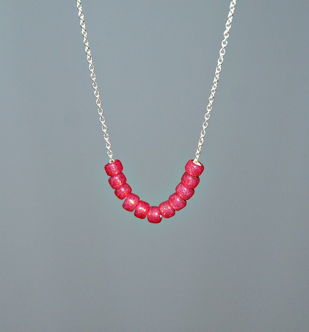 Little girls necklace ready to ship gift cute by littleglamour